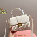 Handbag 20 in White Calfskin