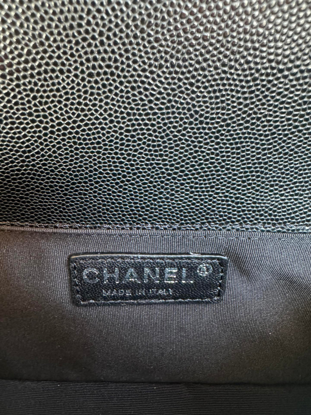 Chanel Boy 25S 25 cm in Black Lambskin Bag