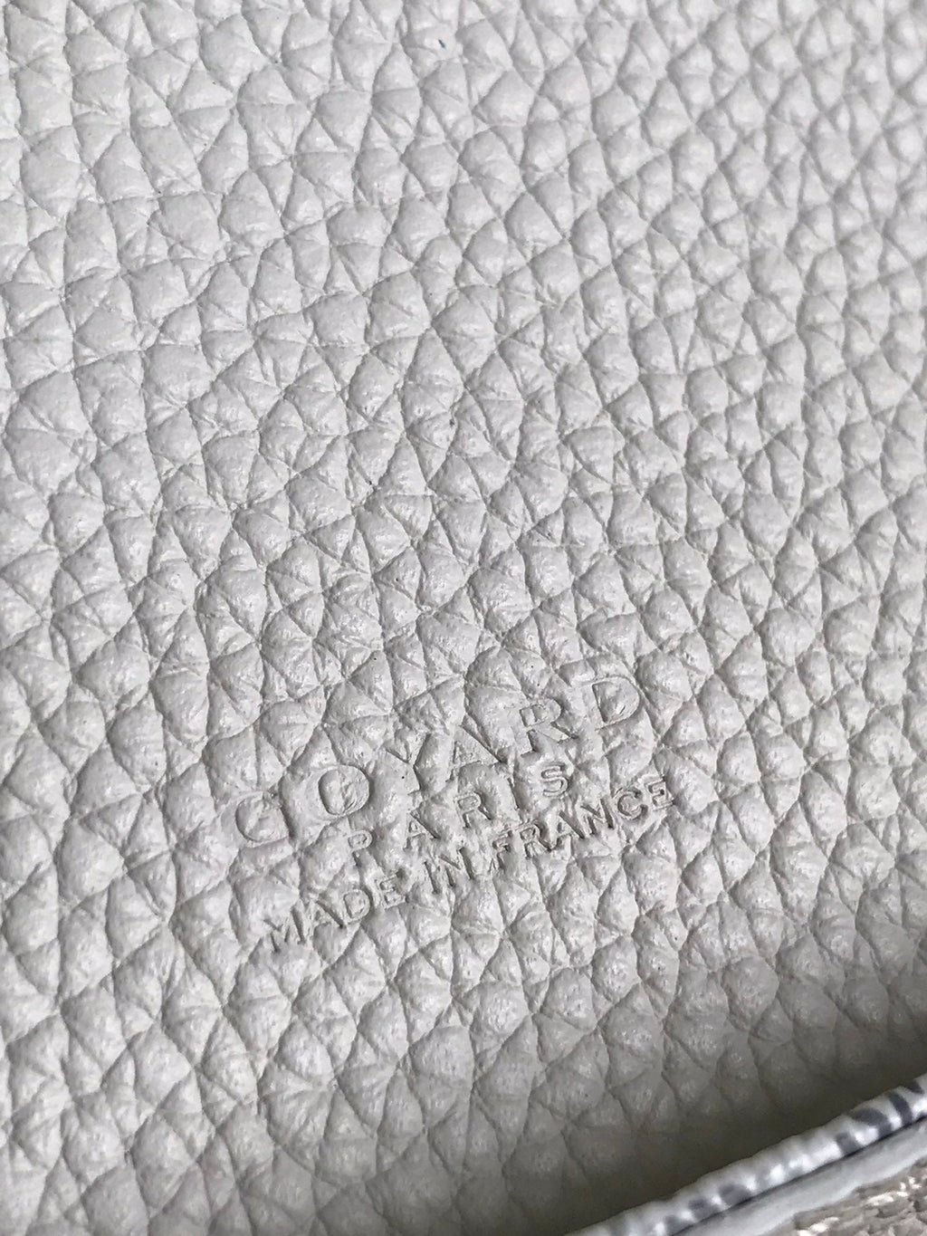 Goyard Grand Bleu 16 in White Goyardine Canvas and Lambskin Bag
