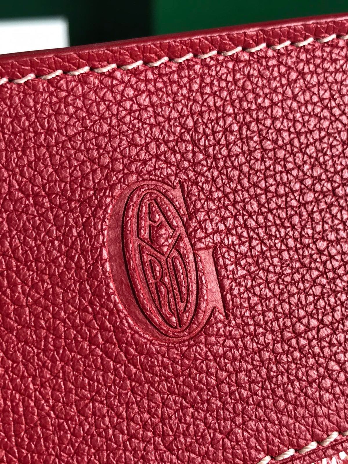 Goyard Hirondelle Bag 25 in Classic Red Lambskin and Goyardine Canvas
