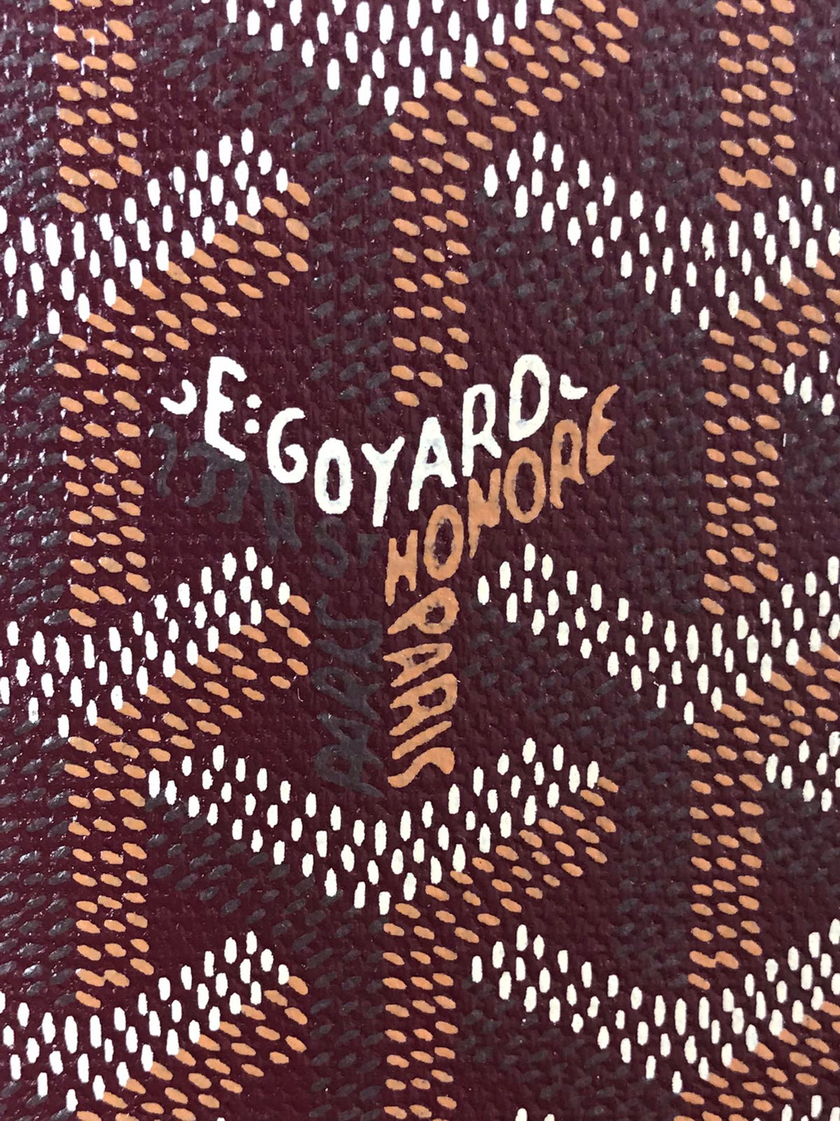 Goyard Belvedere MM Bag 28 in Brown Goyardine Canvas and Calfskin