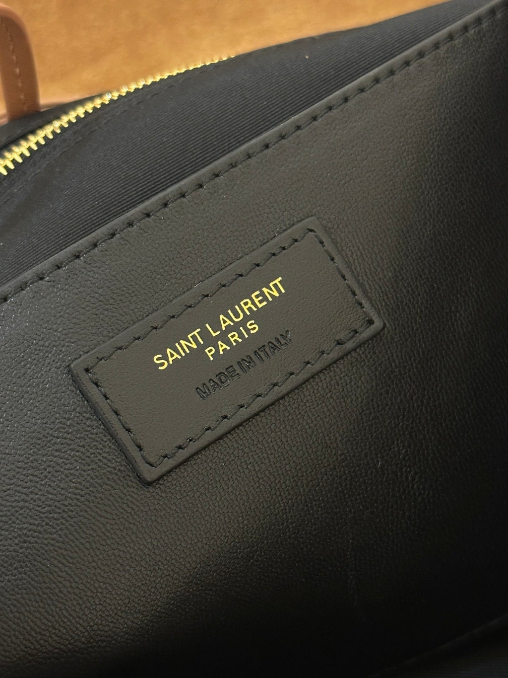 Saint Laurent Jamie 43 Large Suede Caramel Brown Bag