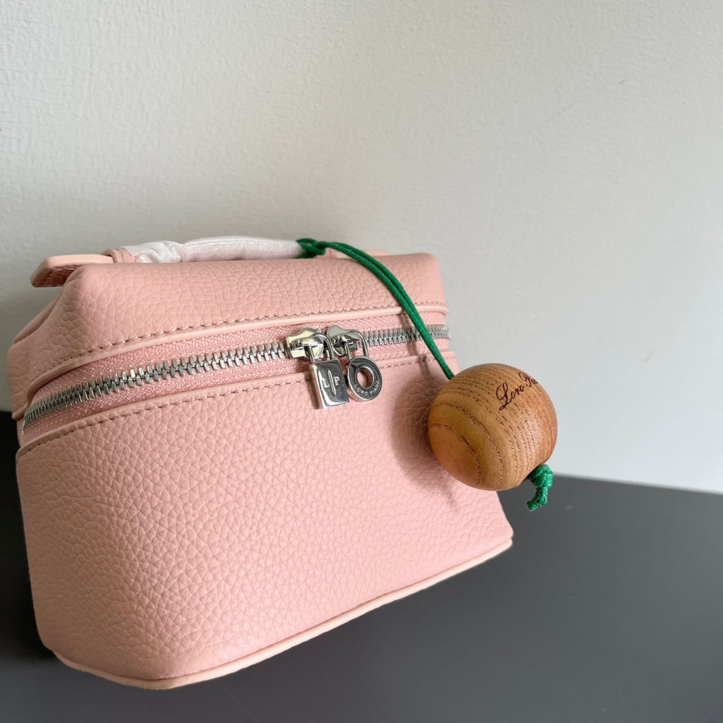 Loro Piana Extra Pocket L12 in Pink Pastel Calfskin with Silver Hardware Bag