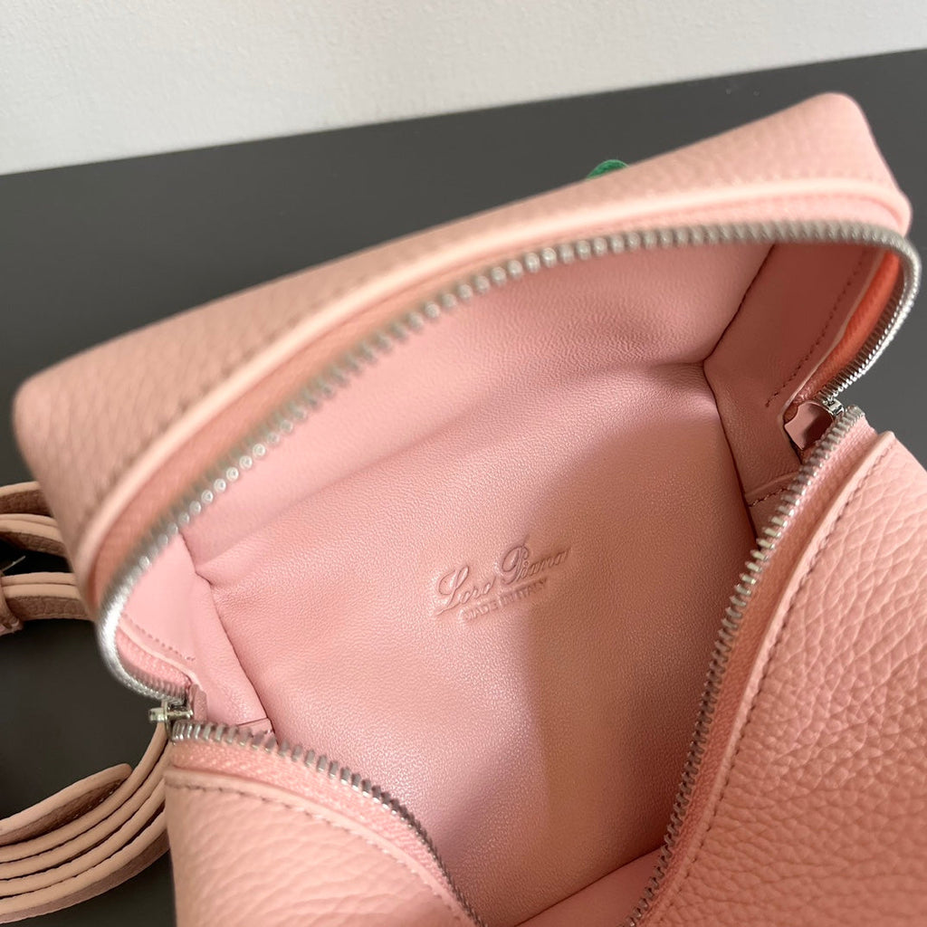 Loro Piana Extra Pocket L12 in Pink Pastel Calfskin with Silver Hardware Bag