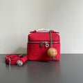 Loro Piana Extra Pocket L12 in Crimson Red Calfskin with Silver Hardware Bag