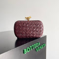 Bottega Veneta Classic Knot 20 in Plum Purple Lambskin Bag