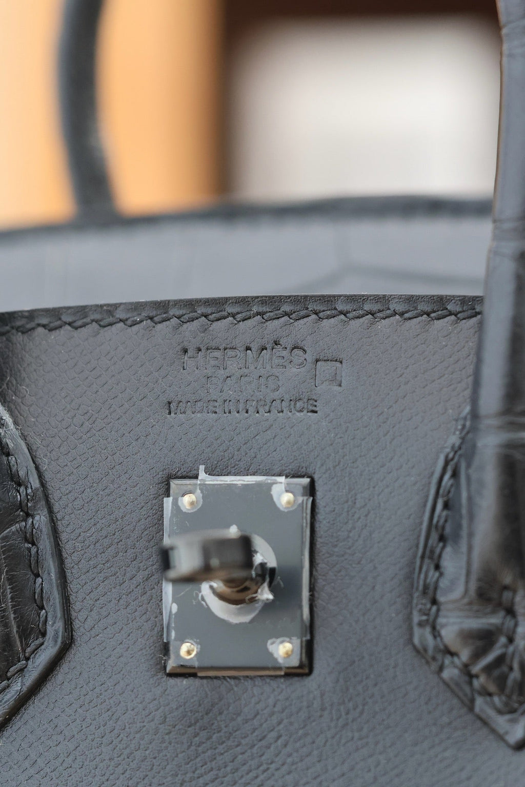 Hermes Birkin Faubourg Touch 20 in Black Calfskin with Silver Hardware Bag