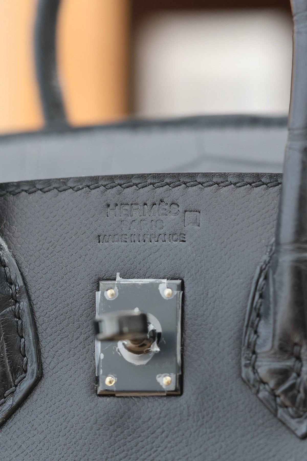 Hermes Birkin Faubourg Touch 20 in Black Calfskin with Silver Hardware Bag