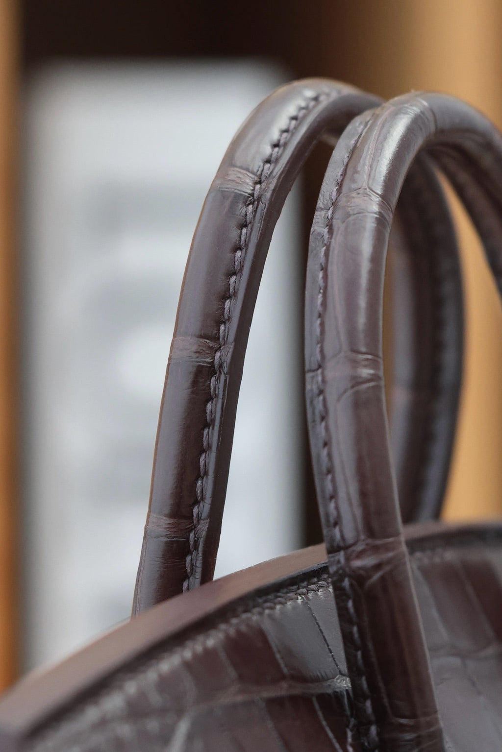 Hermes Birkin Faubourg Touch 20 in Chocolate Mix Bronze Brown Calfskin with Silver Hardware Bag