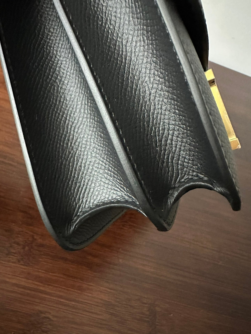 Hermes Constance 18 Black Epsom Gold Hardware with Mirror Bag