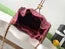 Chanel 25C Hobo Bags 40cm Dark Red Grained Calfskin