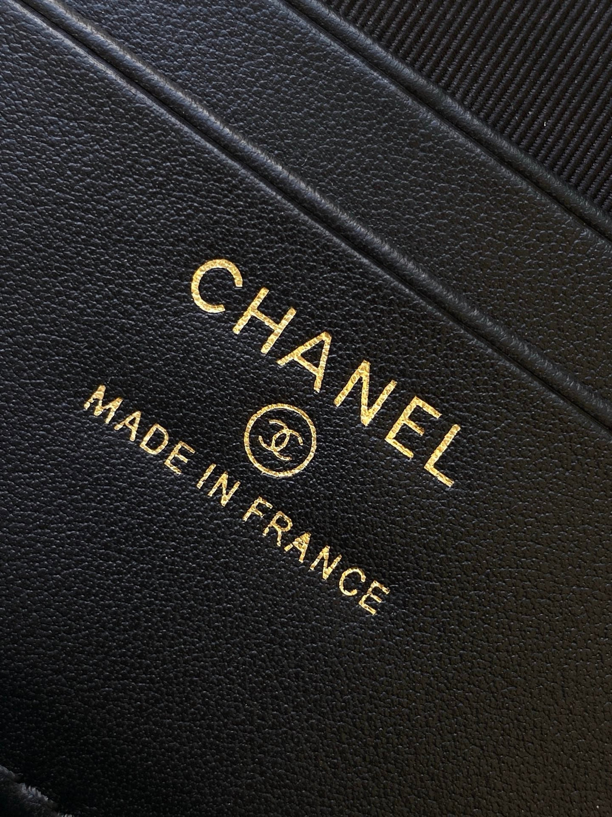 Chanel 25S Vanity Bag 19 in Black Lambskin Gold Hardware