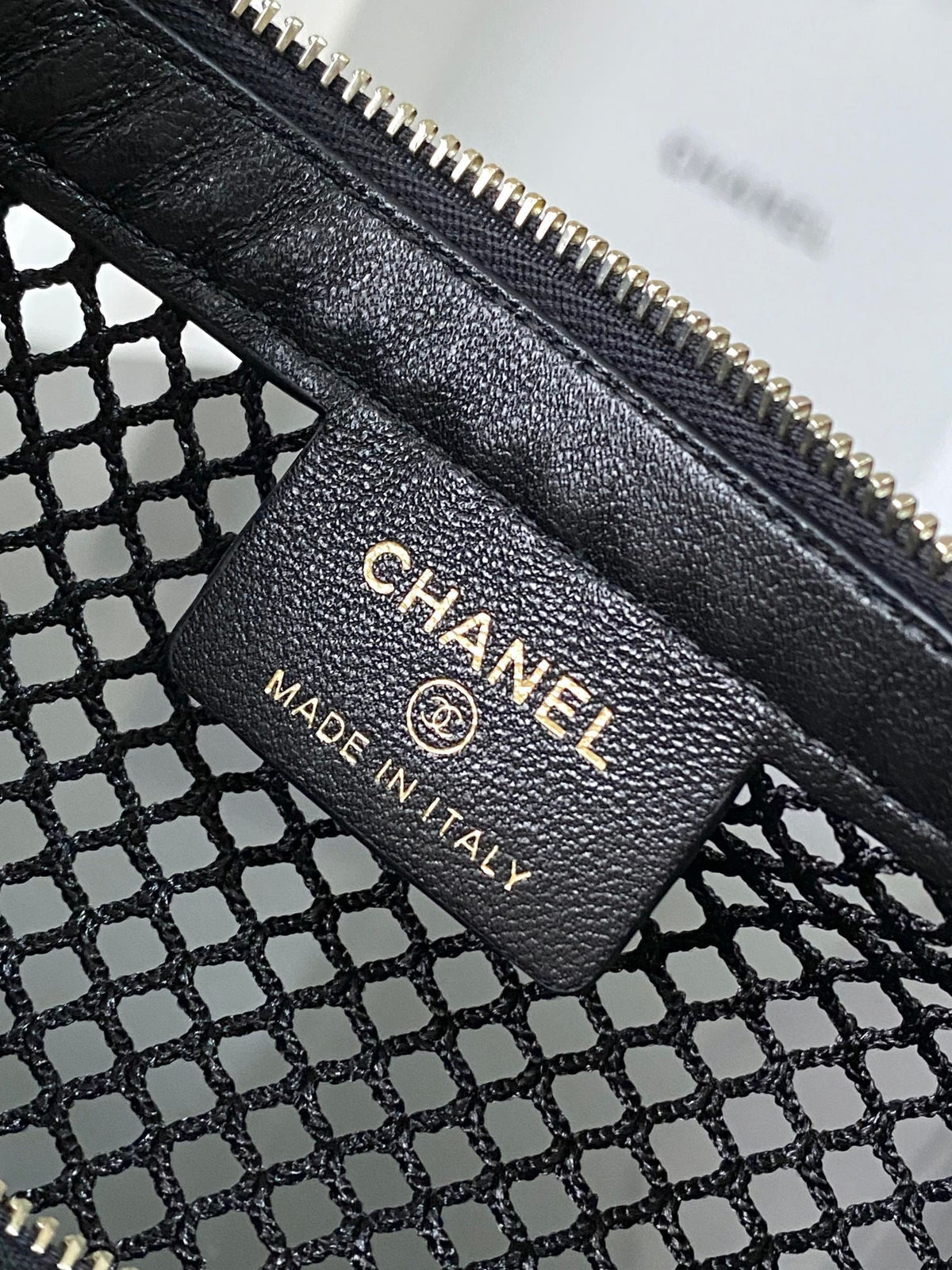 Chanel 25S Clutch with Chain 20 cm in Black Lambskin with Gold Hardware