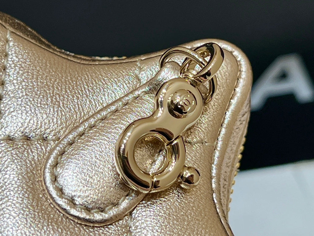 Chanel 25S Star Gold 23 in Metallic Gold Calfskin Bag