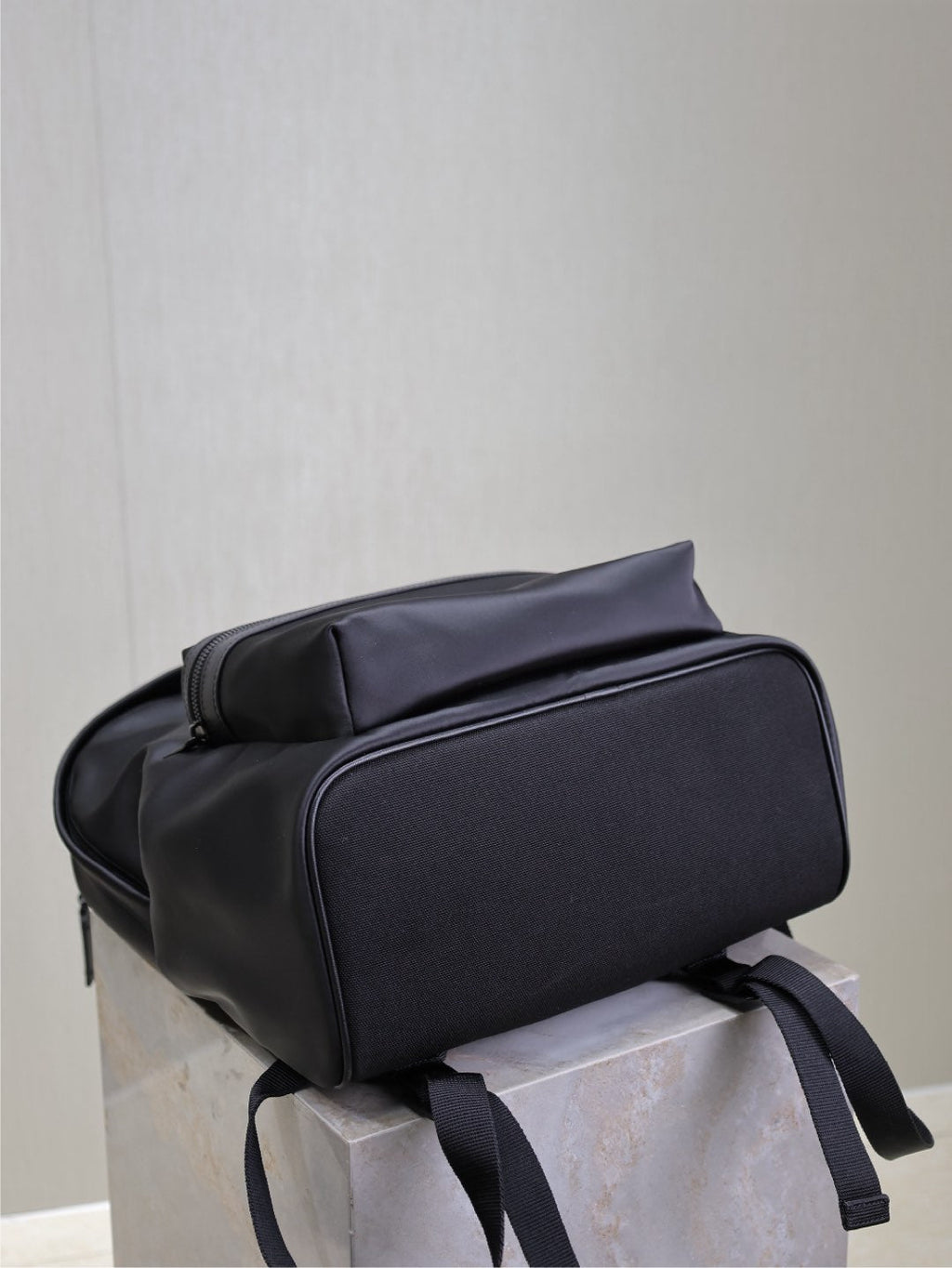 Saint Laurent City Backpack 38 in Black Silk