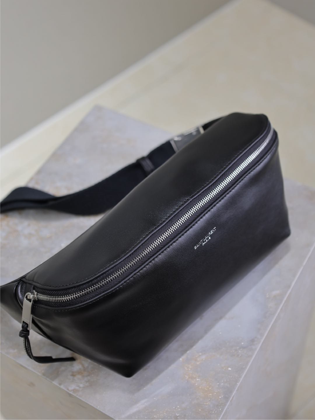 Saint Laurent Classic Crossbody Bag 26 in Black Lambskin