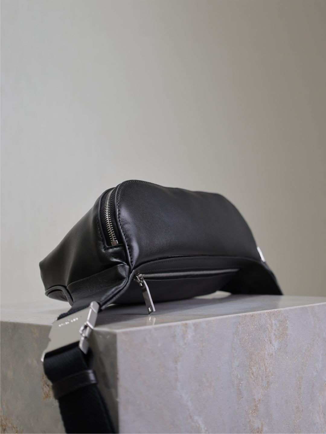 Saint Laurent Classic Crossbody Bag 26 in Black Lambskin