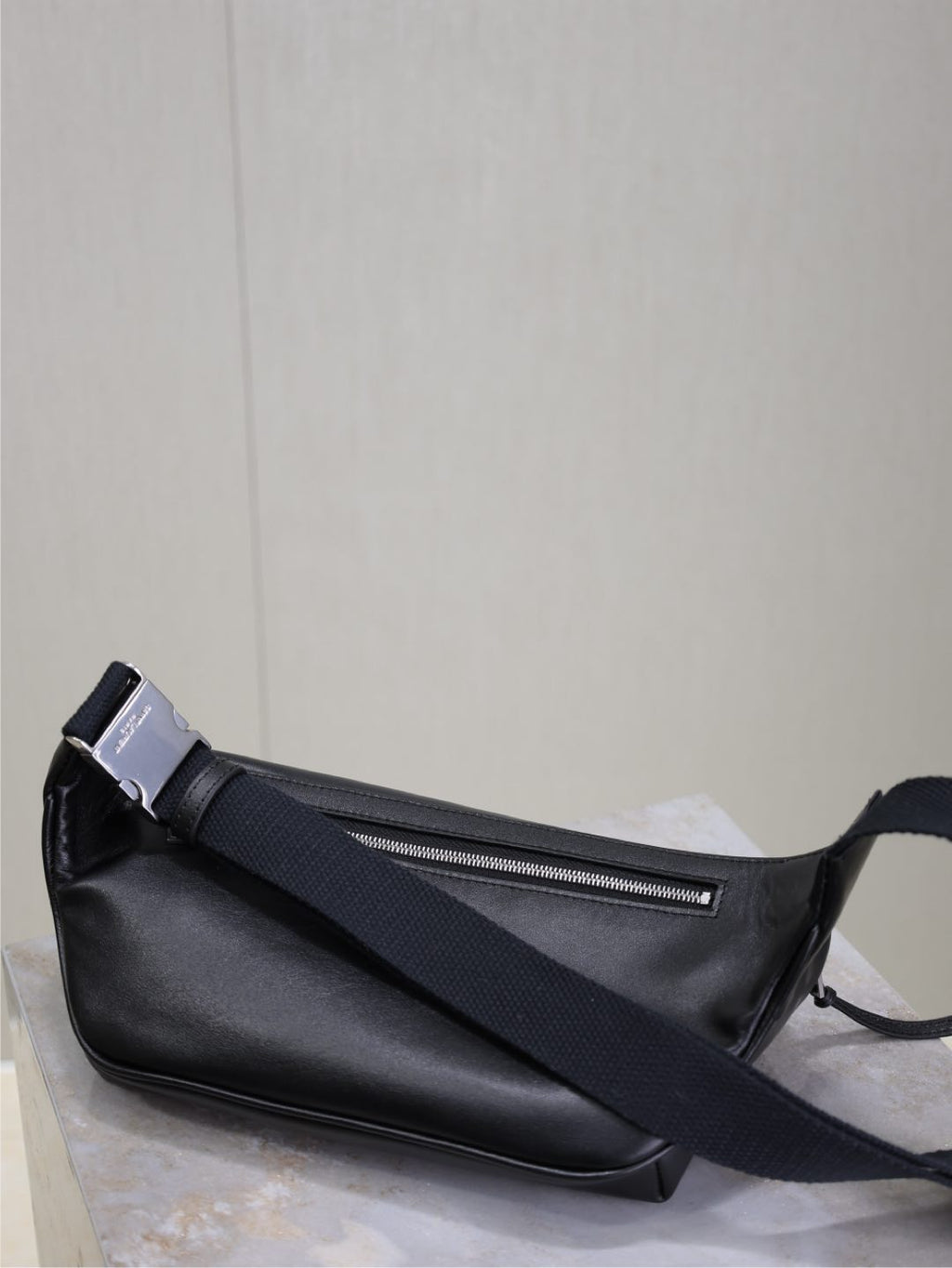 Saint Laurent Classic Crossbody Bag 26 in Black Lambskin