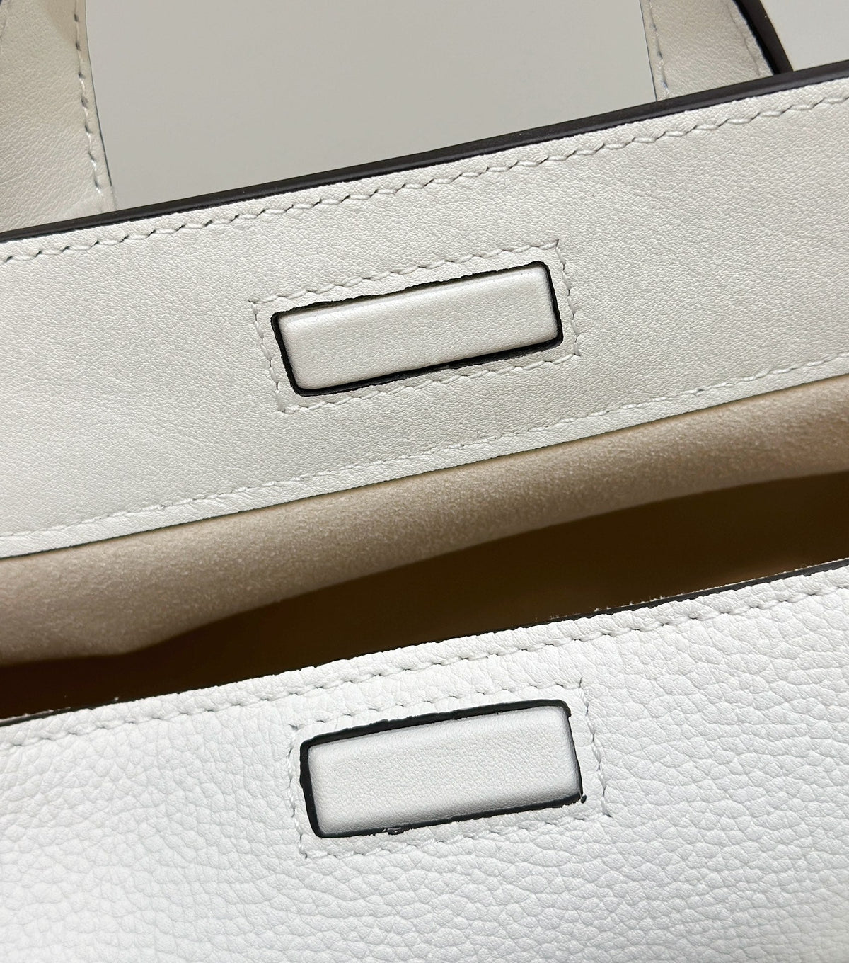 Fendi 27 Bag in White Calfskin with Gold Hardware