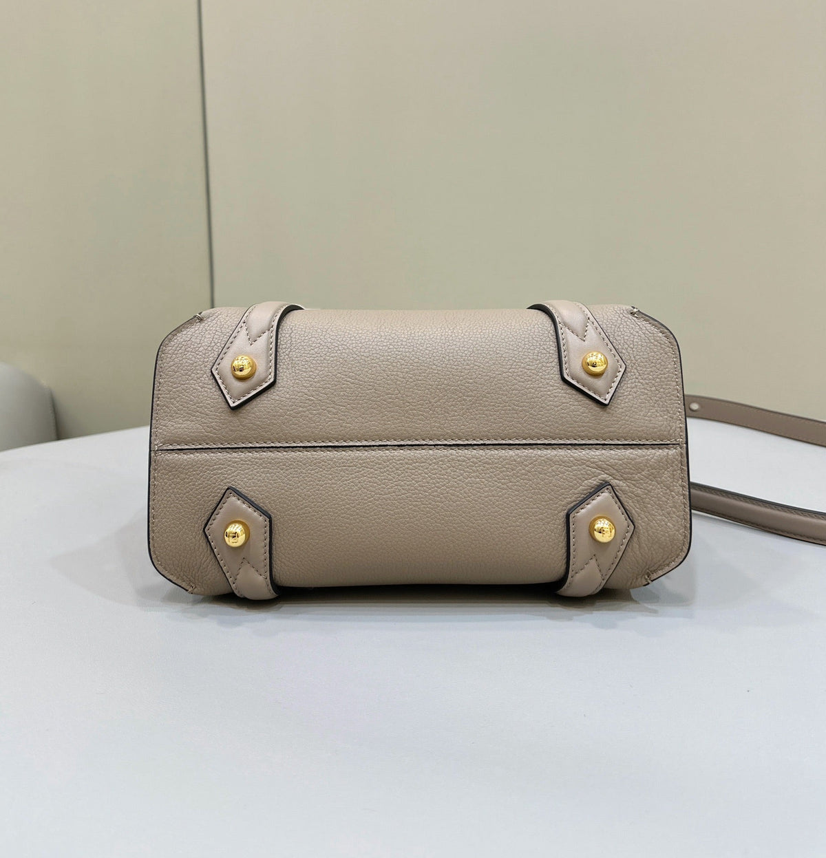 Fendi 27 Bag in Tan Brown Calfskin with Gold Hardware