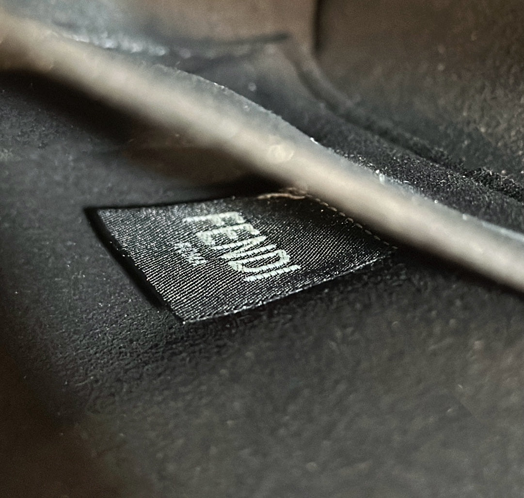 Fendi 27 Bag in Black Calfskin with Gold Hardware