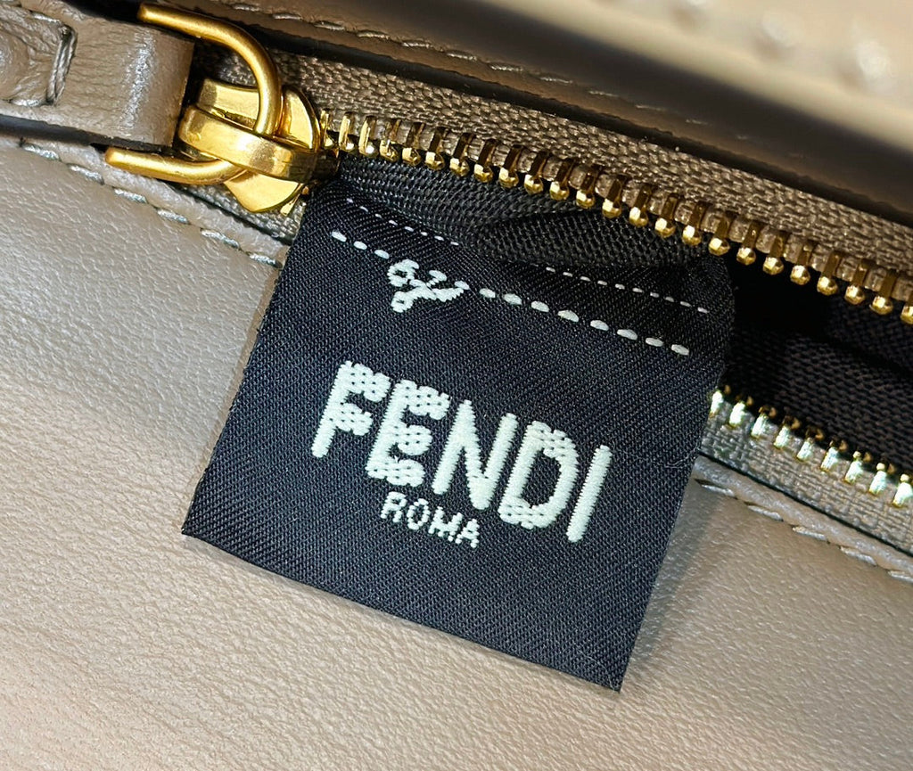 Fendi Baguette 27 Bag in Sand Beige Calfskin with Gold Hardware