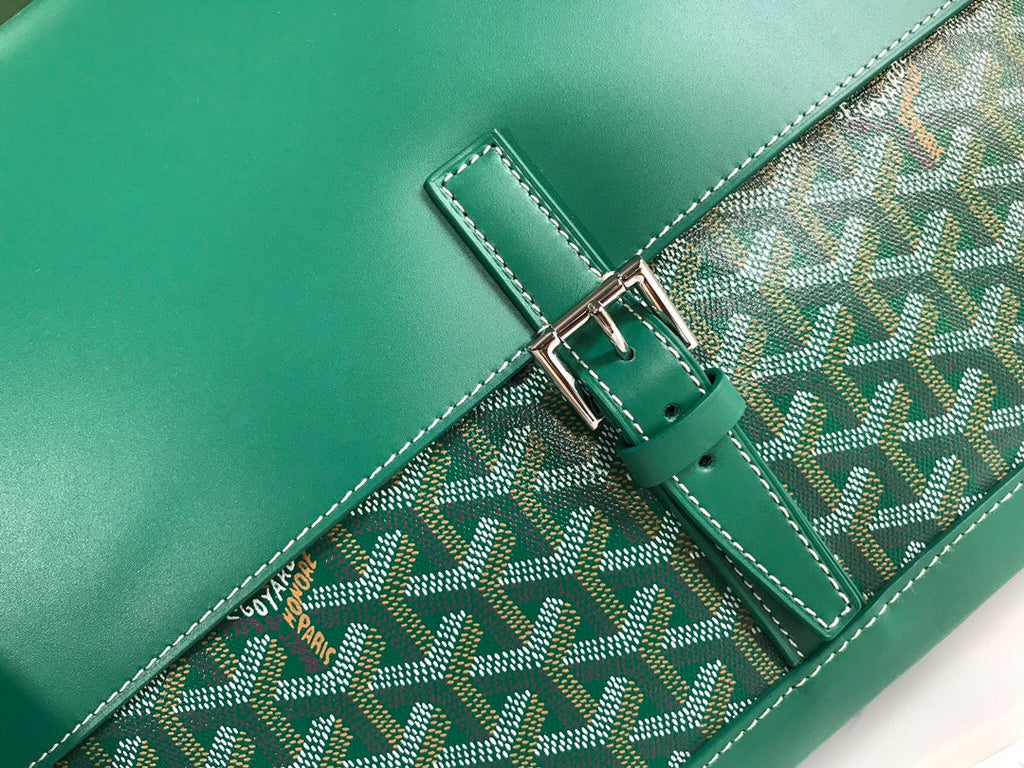 Goyard Citadin Bag 38cm Green Canvas